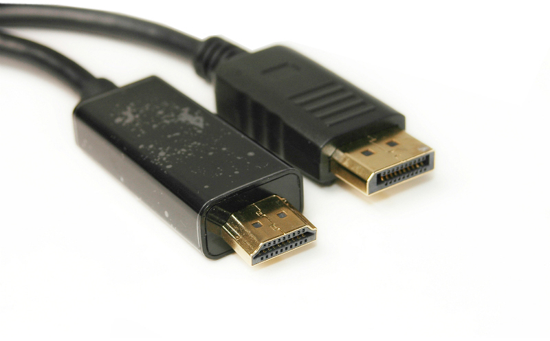Кабель мультимедійний PowerPlant Display Port to HDMI 1.8m (KD00AS1278)