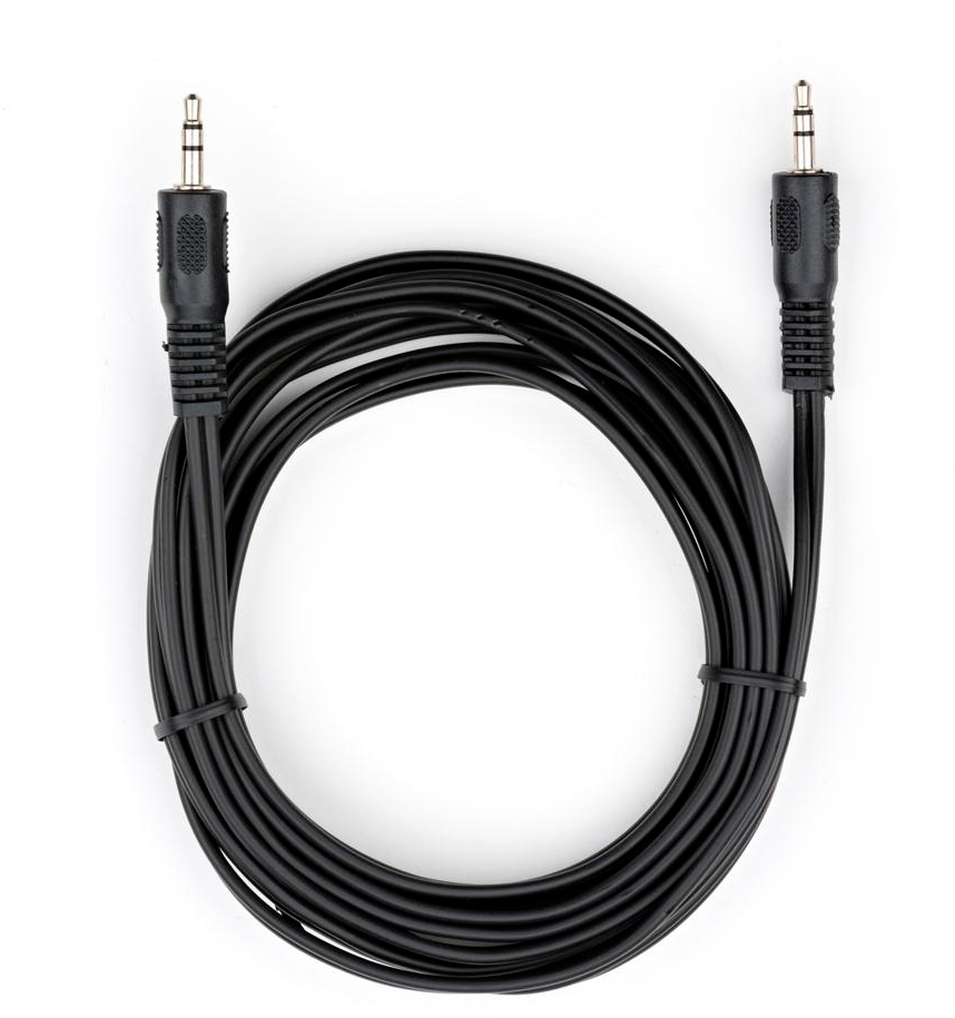 Аудио-кабель Vinga Jack 3.5mm 3 m MM 3С (VCPDCJ35MM3BK) в интернет-магазине, главное фото