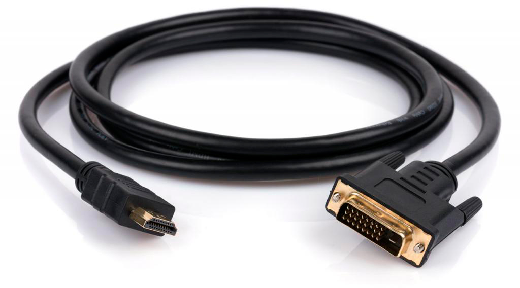 Кабель мультимедійний Vinga HDMI to DVI 24+1 5.0m (VCPHDMIDVI5) ціна 0 грн - фотографія 2