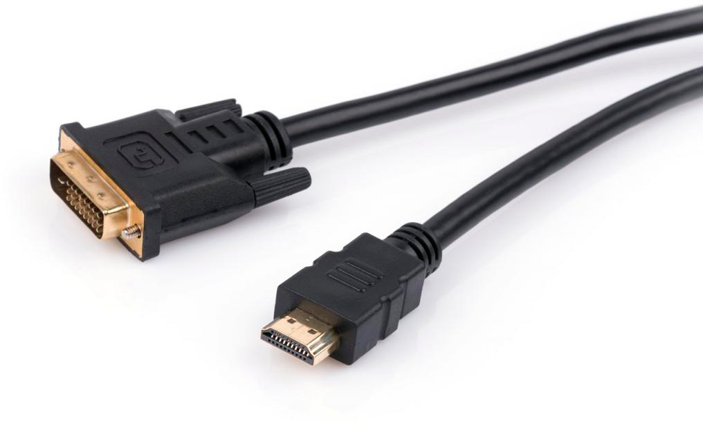Кабель мультимедийный Vinga HDMI to DVI 24+1 5.0m (VCPHDMIDVI5) отзывы - изображения 5