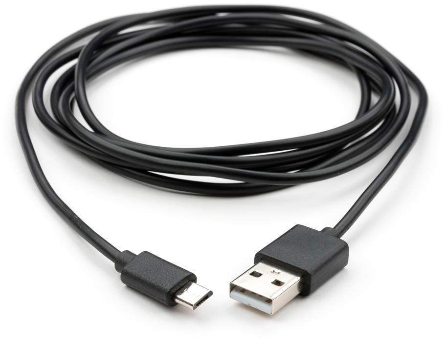 Кабель Vinga USB 2.0 AM to Micro 5P PVC 1.8m black (VCPDCM1.8BK) цена 89.00 грн - фотография 2