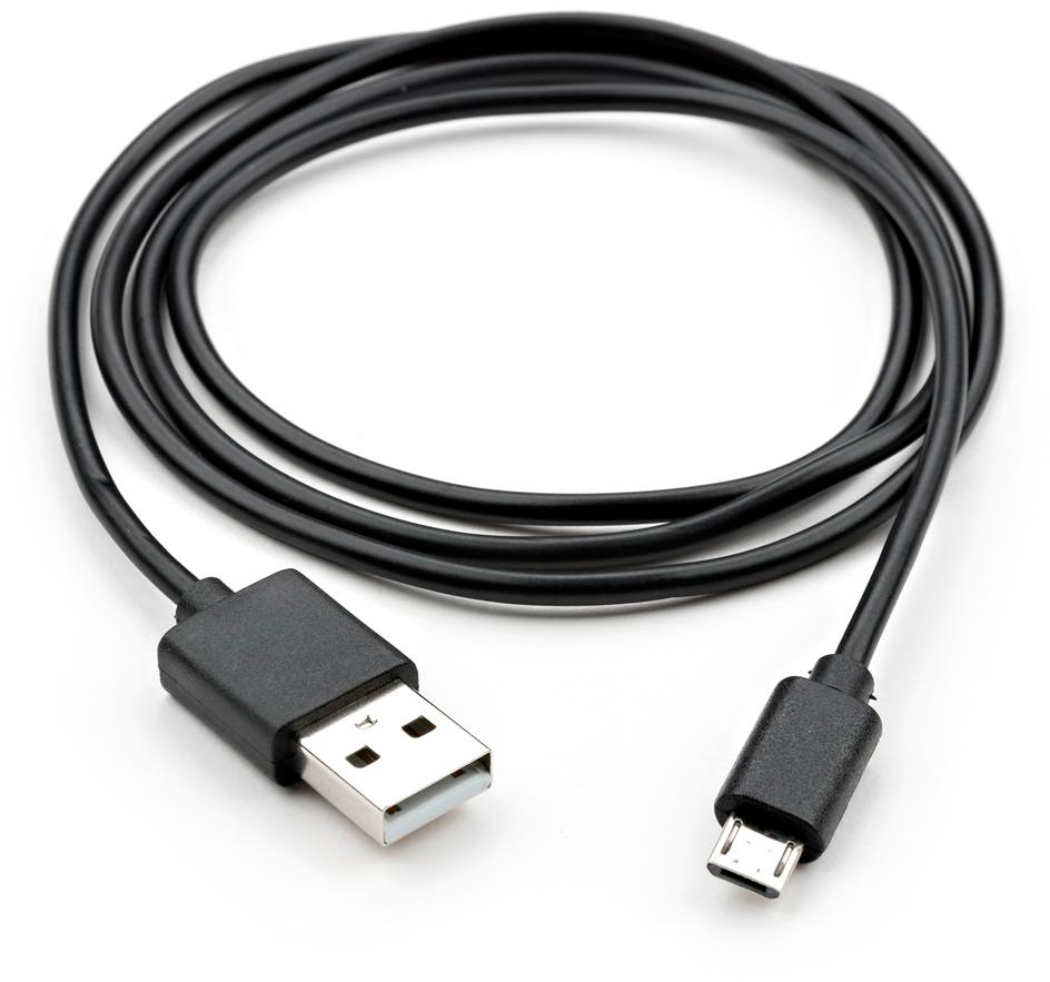 Кабель Vinga USB 2.0 AM to Micro 5P PVC 1m black (VCPDCM1BK) ціна 0 грн - фотографія 2