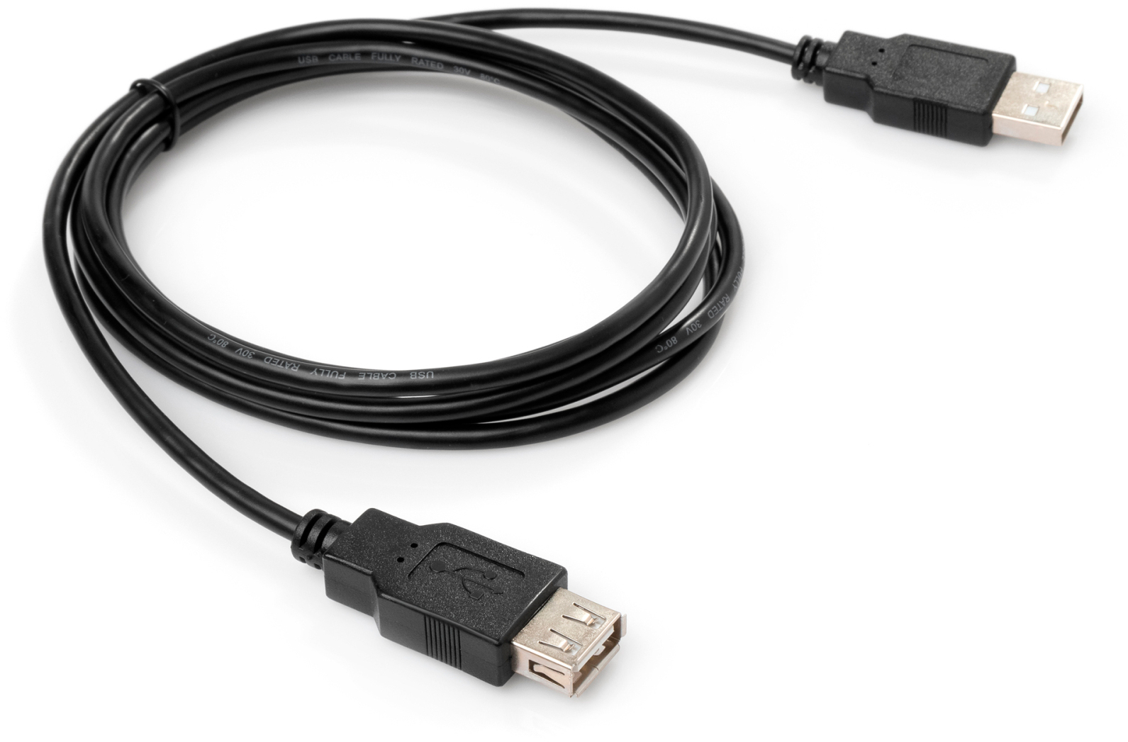 в продаже Кабель Vinga USB 2.0 AM/AF 1.8m (VCPUSBAMAF1.8BK) - фото 3