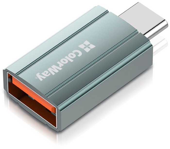 Переходник  ColorWay USB-A toUSB-C (CW-AD-AC) цена 0 грн - фотография 2