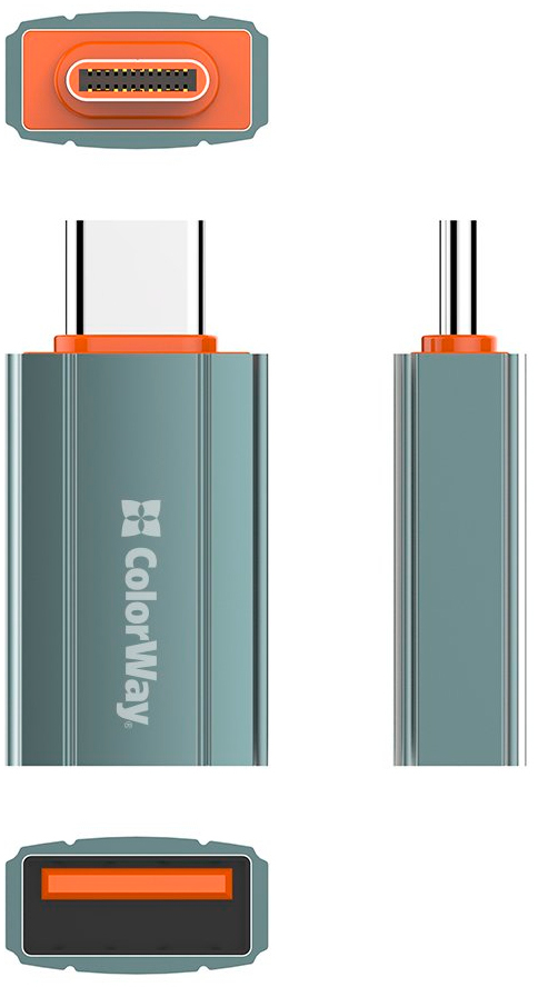 в продаже Переходник  ColorWay USB-A toUSB-C (CW-AD-AC) - фото 3