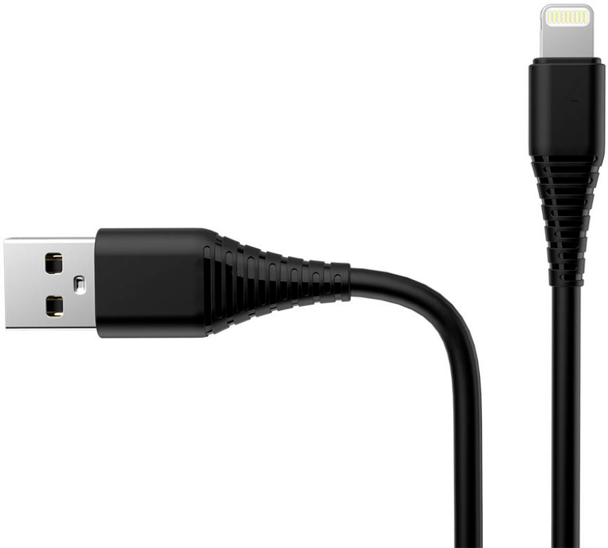 в продаже Кабель ColorWay USB 2.0 AM to Lightning 1.0m black (CW-CBUL024-BK) - фото 3