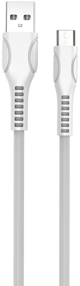 Кабель ColorWay USB 2.0 AM to Micro 5P 1.0m line-drawing white (CW-CBUM028-WH) цена 139.00 грн - фотография 2