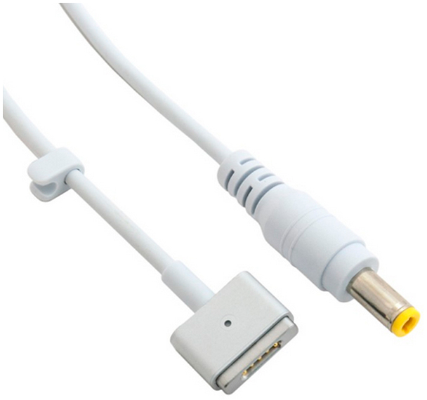Переходник  Extradigital Apple MagSafe2 to PowerBank DC Plug 5.5*2.5 (KBP1666) в интернет-магазине, главное фото