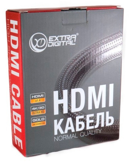 Кабель мультимедийный Extradigital HDMI to HDMI 3.0m v2.0 30awg, 14+1, CCS (KBH1746) инструкция - изображение 6