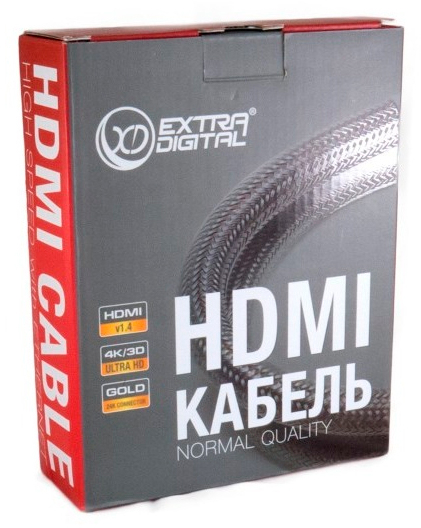 Кабель мультимедійний Extradigital HDMI to HDMI 3.0m v2.0 30awg, 14+1, CCS (KBH1746) інструкція - зображення 6