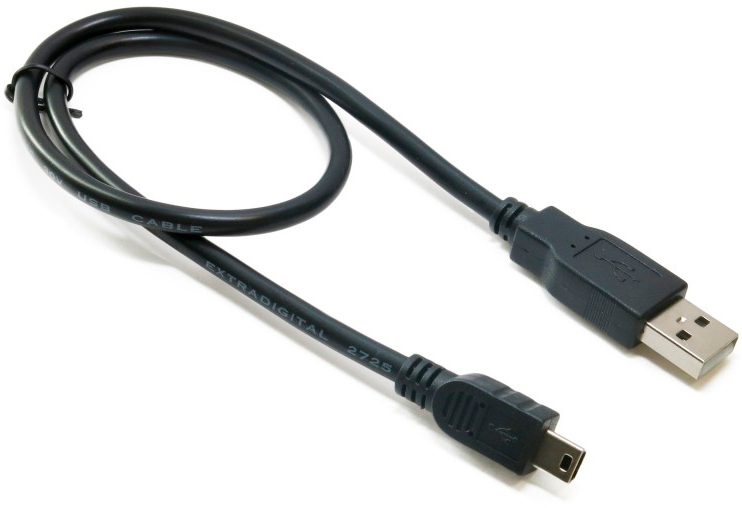 Кабель Extradigital USB 2.0 AM to Mini 5P 0.5m (KBU1627) в интернет-магазине, главное фото