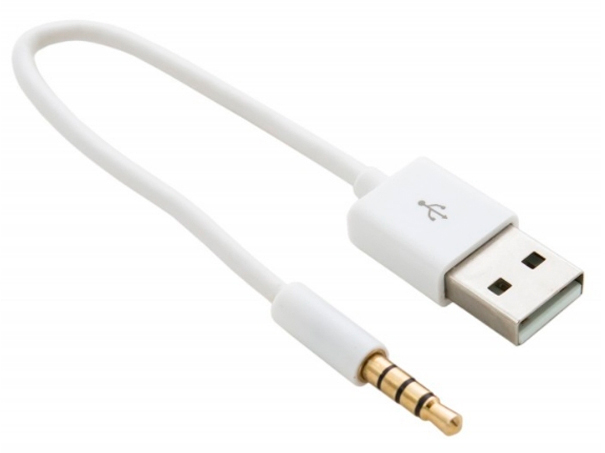 Extradigital USB Charge&amp;Sync для iPod Shuffle, 0.15m White (KBA1651)