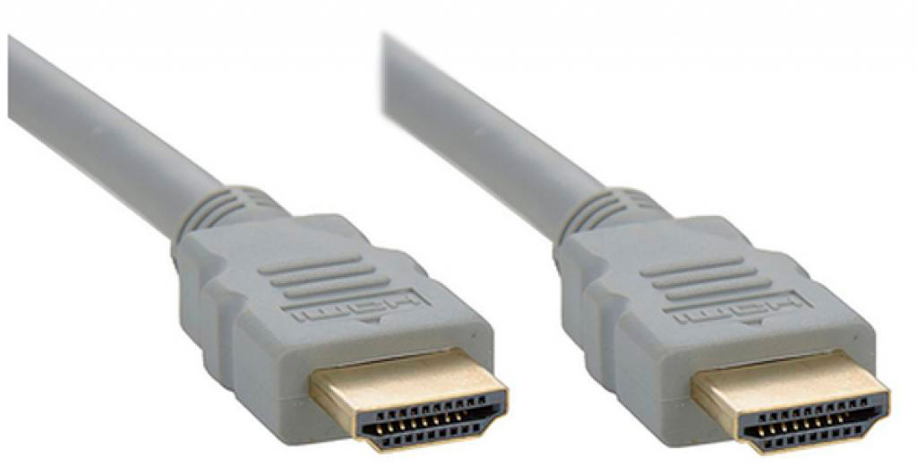 Кабель мультимедійний Real-El HDMI to HDMI 1.0m v.2.0 grey (EL123500045) в інтернет-магазині, головне фото
