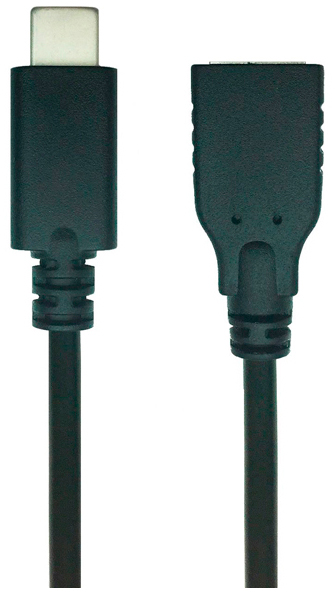 Перехідник Real-El USB 2.0 Type C to AF 0.1m (EL123500017)