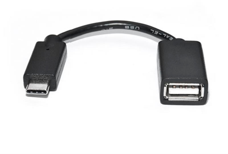 Дата кабель OTG Real-El OTG USB 2.0 AF to Type-C 0.1m (EL123500030)