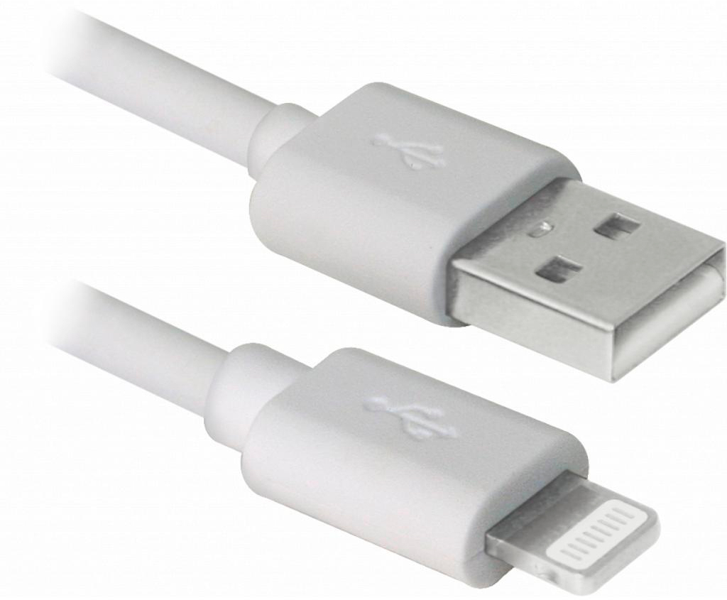 Кабель Real-El USB 2.0 AM to Lightning 1.0m white (EL123500033) в Днепре