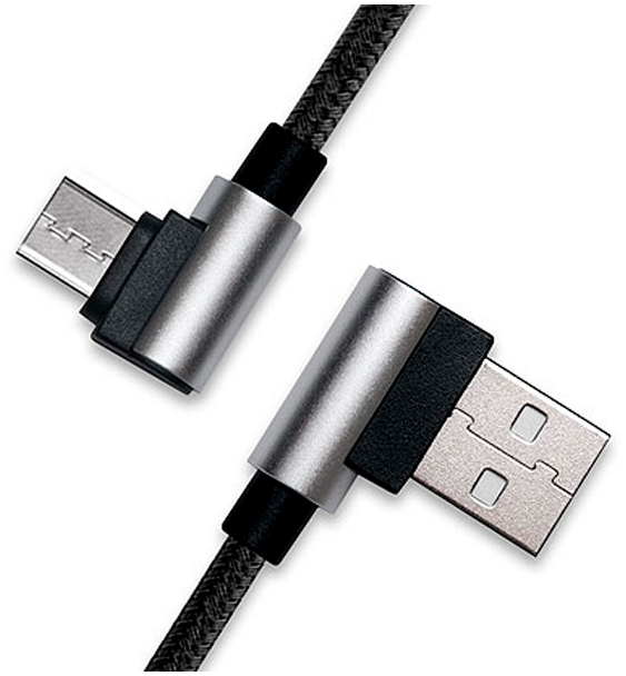 Кабель Real-El USB 2.0 AM to Type-C 1.0m Premium black (EL123500032) в інтернет-магазині, головне фото