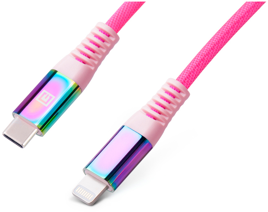 в продажу Кабель Real-El USB Type-C to Lightning 1.0m MFI Rainbow (EL123500054) - фото 3