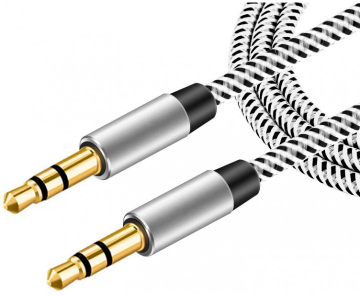 Аудіо-кабель XoKo Jack 3.5mm to jack 3.5mm 1 м Black (AUX-100) в інтернет-магазині, головне фото