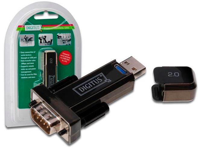 Адаптер-перехідник  Digitus USB to RS232 (DA-70156) ціна 0 грн - фотографія 2