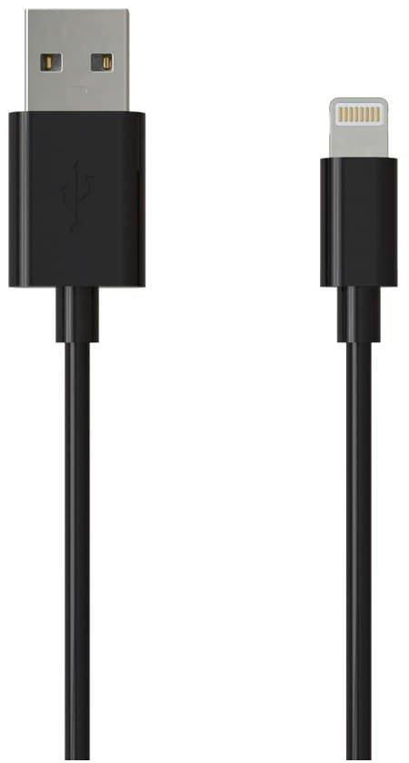 Кабель Grand-X USB 2.0 AM to Lightning 1.0m Cu, 2.1А, Black (PL01B) ціна 130 грн - фотографія 2