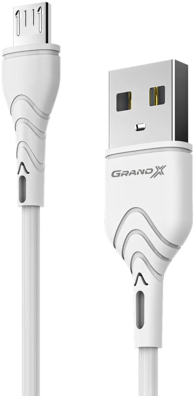 Кабель Grand-X USB 2.0 AM to Micro 5P 1.0m (PM-03W) в інтернет-магазині, головне фото