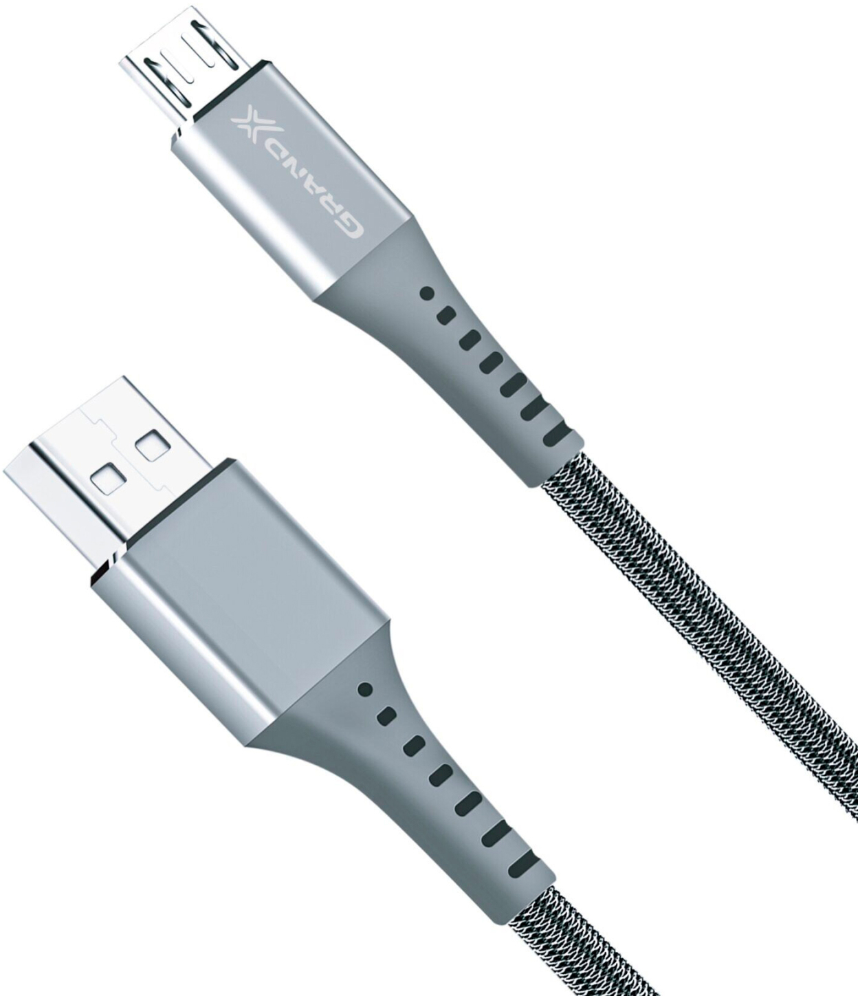 в продаже Кабель Grand-X USB 2.0 AM to Micro 5P 1.2m (FM-12G) - фото 3