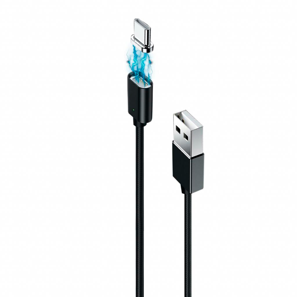 Кабель Grand-X USB 2.0 AM to Type-C 1.0m Magnet (MG-01C) в интернет-магазине, главное фото
