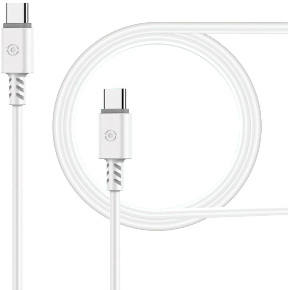 Кабель Piko USB Type-C to Type-C 1.2m CB-TT11 white (1283126504020) в интернет-магазине, главное фото