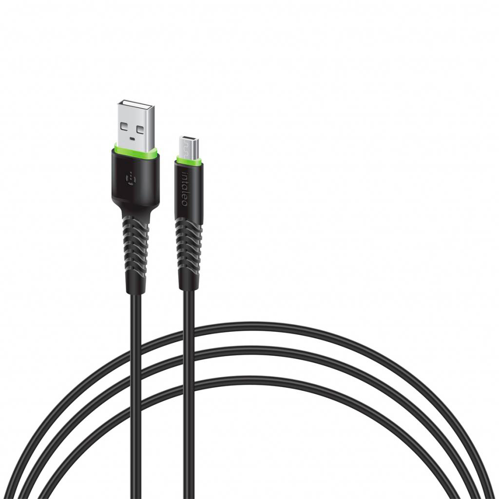 Купити кабель Intaleo USB 2.0 AM to Micro 5P 1.2m CBFLEXM1 black (1283126487453) в Вінниці