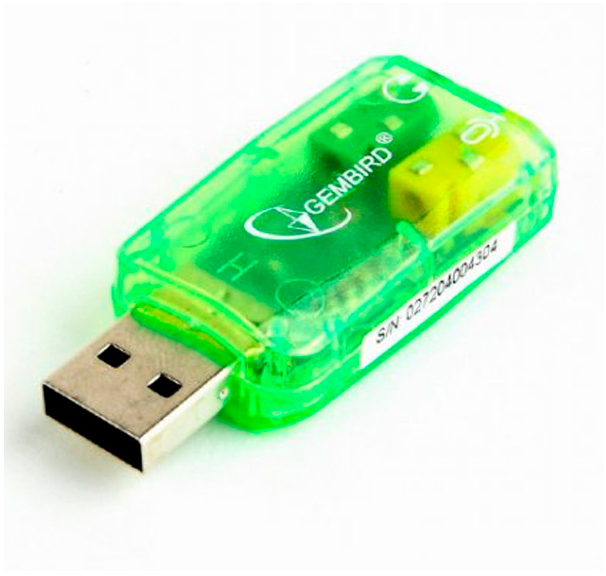 Переходник  Gembird USB2.0-Audio (SC-USB-01) цена 119 грн - фотография 2