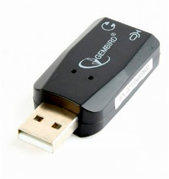 Переходник  Gembird USB2.0-Audio (SC-USB2.0-01) цена 272 грн - фотография 2