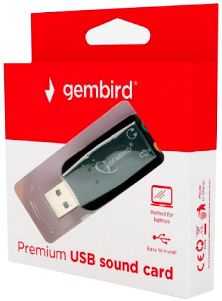 в продажу Перехідник Gembird USB2.0-Audio (SC-USB2.0-01) - фото 3