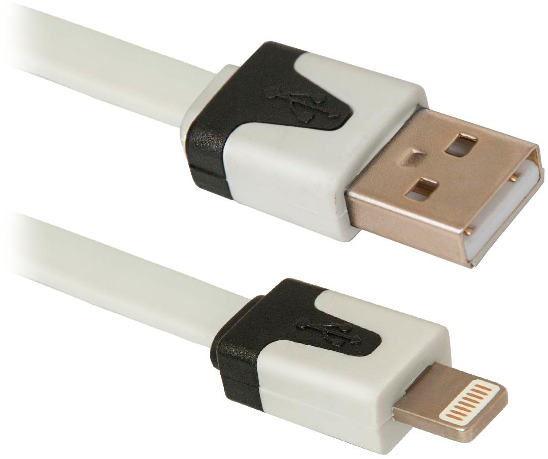 Кабель Defender USB 2.0 AM to Lightning 1.0m ACH01-03P (87472) в інтернет-магазині, головне фото