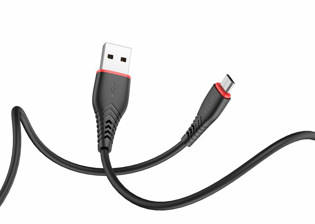 Кабель Pixus USB 2.0 AM to Micro 5P Start (4897058531374) цена 129.00 грн - фотография 2