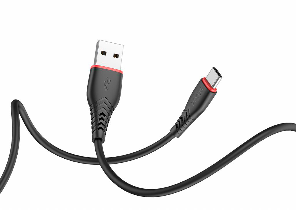 Кабель Pixus USB 2.0 AM to Type-C Start (4897058531367) ціна 105 грн - фотографія 2
