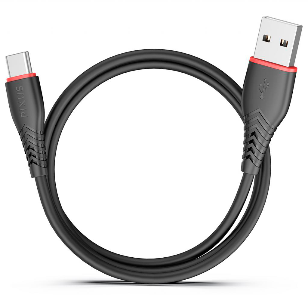 Кабель Pixus USB 2.0 AM to Type-C Start (4897058531367) в інтернет-магазині, головне фото