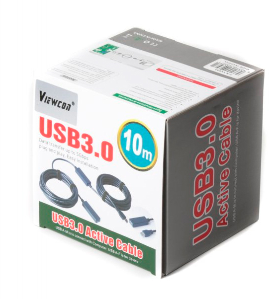 Кабель Viewcon USB 3.0 AM/AF 10.0m (VV 053-10м) ціна 1660 грн - фотографія 2