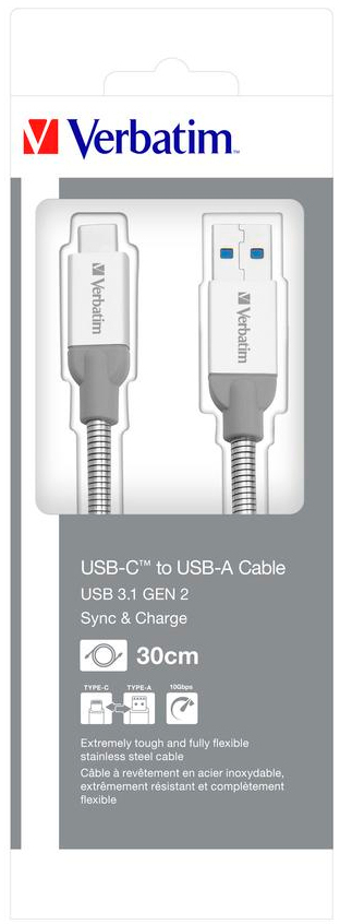 Кабель Verbatim USB 2.0 AM to Type-C 0.3m (48868) инструкция - изображение 6
