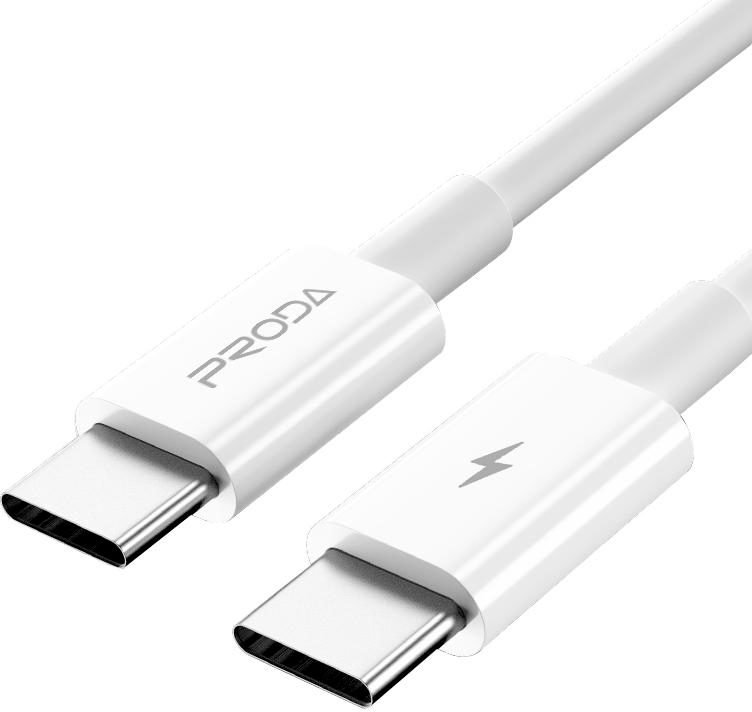 Proda USB-C to USB-C 20W, 5A white (PD-B26a-WHT)