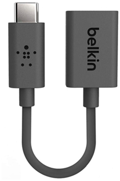 Перехідник Belkin USB 3.0 Type-C to AF 0.14m (F2CU036btBLK) в інтернет-магазині, головне фото