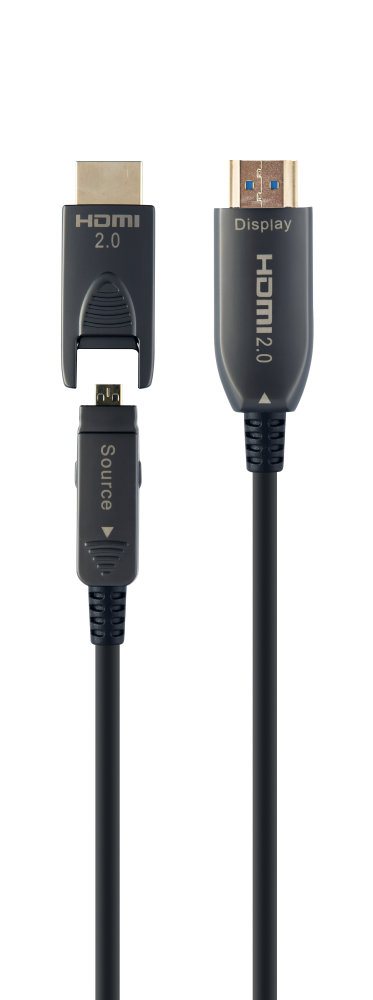 Кабель мультимедійний Cablexpert HDMI V.2.0, 4К 60Гц, 50 м (CCBP-HDMID-AOC-50M) в інтернет-магазині, головне фото