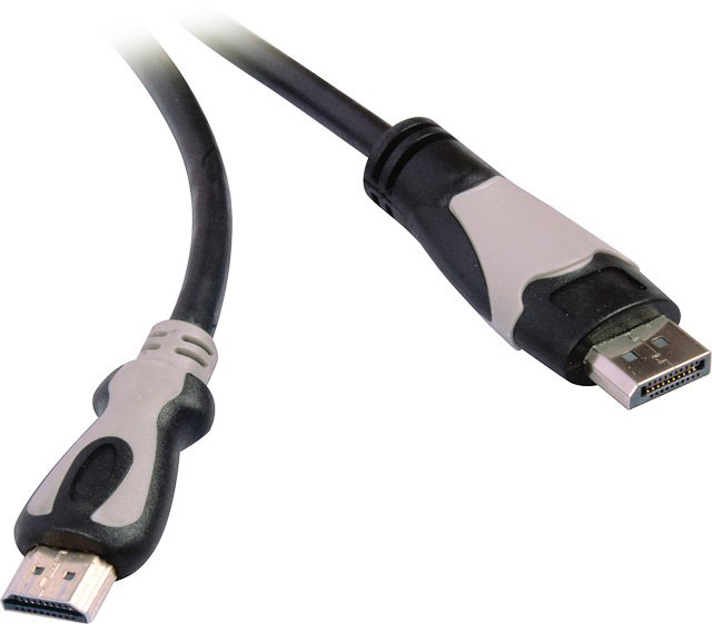 Кабель мультимедийный Viewcon DisplayPort-HDMI 1.8 м, (VD119) в интернет-магазине, главное фото