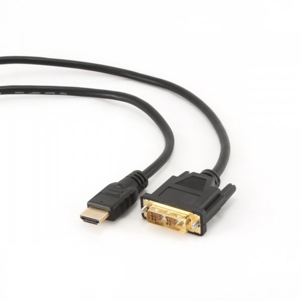 Кабель мультимедийный Cablexpert HDMI - DVI, V1.3/19-pin, 10 м (CC-HDMI-DVI-10MC) цена 410 грн - фотография 2