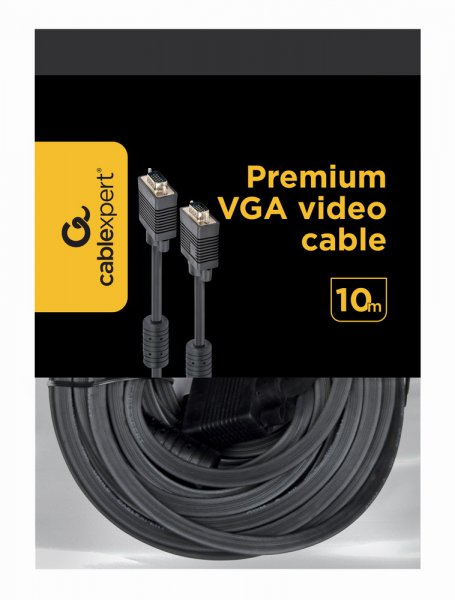 в продажу Кабель мультимедійний Cablexpert VGA, 3+9C HD15M, 10 м (CC-PPVGA-10M-B) - фото 3