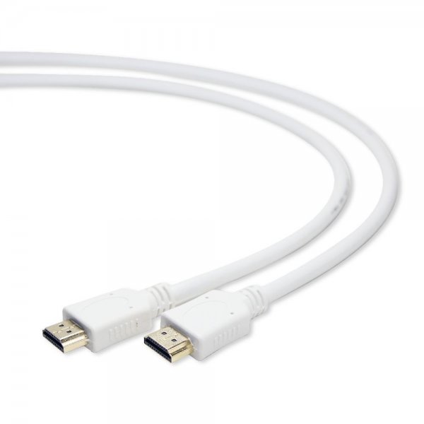 Кабель мультимедийный Cablexpert HDMI V.2.0, 4К 60 Гц, 1 м (CC-HDMI4-W-1M) цена 109 грн - фотография 2