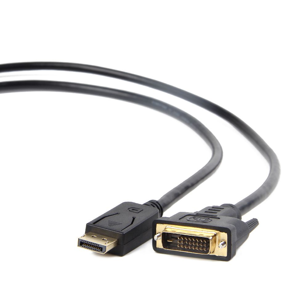 в продаже Кабель мультимедийный Cablexpert DisplayPort - DVI, Full HD 60 Гц, 1 м (CC-DPM-DVIM-1M) - фото 3