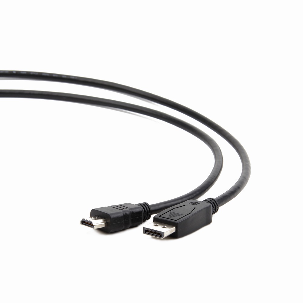 Кабель мультимедийный Cablexpert DisplayPort - HDMI, Full HD 60 Гц, 1 м (CC-DP-HDMI-1M) цена 299 грн - фотография 2