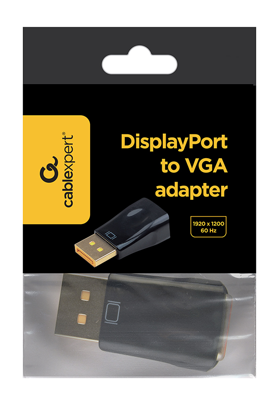 в продажу Адаптер-перехідник  Cablexpert DisplayPort - VGA (A-DPM-VGAF-01) - фото 3