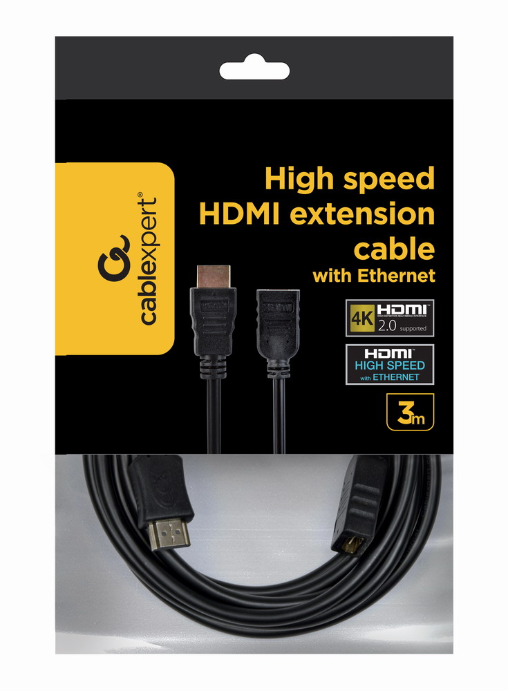 Кабель мультимедійний Cablexpert HDMI V.2.0, 4К 60 Гц, 3 м (CC-HDMI4X-10) ціна 239 грн - фотографія 2